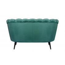  Дизайнерский диван Pearl Double Green V2 на черных ножках, фото 4 