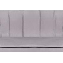  Диван ракушка Pearl Double Grey на черных ножках, фото 5 