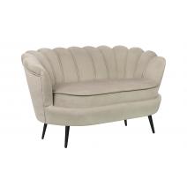  Дизайнерский диван Pearl Double Taupe на черных ножках, фото 2 