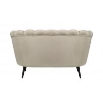  Дизайнерский диван Pearl Double Taupe на черных ножках, фото 4 