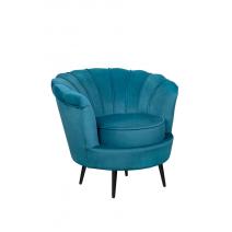  Кресло ракушка Pearl Marine на черных ножках, фото 2 