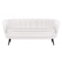  Диван ракушка Pearl Triple Beige на черных ножках, фото 1 