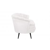  Диван ракушка Pearl Triple Beige на черных ножках, фото 3 