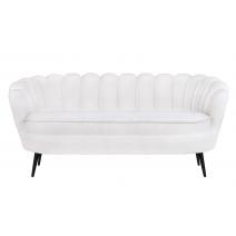  Диван ракушка для гостиниц Pearl Triple Boucle на черных ножках, фото 1 