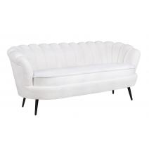  Диван ракушка для гостиниц Pearl Triple Boucle на черных ножках, фото 2 