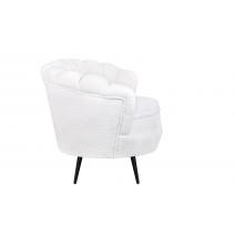  Диван ракушка для гостиниц Pearl Triple Boucle на черных ножках, фото 3 