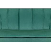  Диван ракушка для гостиниц Pearl Triple Green V2 на черных ножках, фото 5 