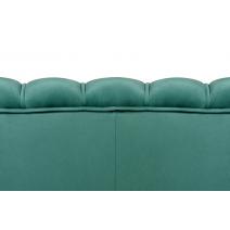  Диван ракушка для гостиниц Pearl Triple Green V2 на черных ножках, фото 6 