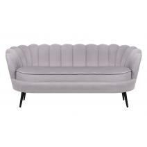  Дизайнерский диван для гостиниц Pearl Triple Grey на черных ножках, фото 1 