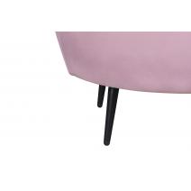  Диван ракушка Pearl Triple Pink на черных ножках, фото 7 