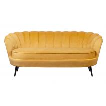  Дизайнерский диван Pearl Triple Yellow на черных ножках, фото 1 