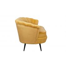  Дизайнерский диван Pearl Triple Yellow на черных ножках, фото 3 