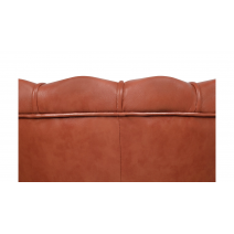  Низкое кресло ракушка Pearl Brown на черных ножках, фото 5 