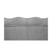  Низкое кресло ракушка Pearl Grey V2 на черных ножках, фото 5 