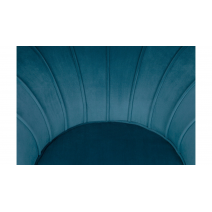  Кресло ракушка Pearl Marine на черных ножках, фото 6 