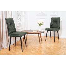  Стул Сенатор (2 шт) Кожа олива / продажа с выставки, фото 4 