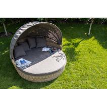  "Стильяно" плетеная кровать круглая, цвет соломенный, фото 139 