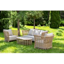  "Валенсия" лаунж-зона из искусственного ротанга, цвет соломенный, фото 2 