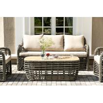  "Ницца" лаунж-зона из искусственного ротанга, цвет бронзовый, фото 9 