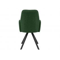  Стул DikLine 293 поворотный BL10 зеленый, ножки черные, фото 4 