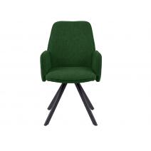  Стул DikLine 293 поворотный BL10 зеленый, ножки черные, фото 3 