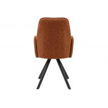  Стул DikLine 293 поворотный BL07 терракотовый, ножки черные, фото 4 