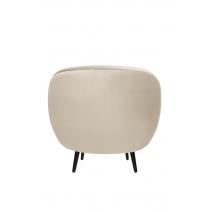  Мягкое кресло Small Benee Beige на черных ножках, фото 4 