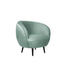  Мягкое кресло Small Benee Green на черных ножках, фото 1 