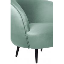  Мягкое кресло Small Benee Green на черных ножках, фото 5 