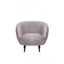  Мягкое кресло Small Benee Grey на черных ножках, фото 2 