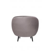  Мягкое кресло Small Benee Grey на черных ножках, фото 4 