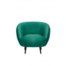  Мягкое кресло Small Benee Green V2 на черных ножках, фото 2 