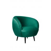  Мягкое кресло Small Benee Green V2 на черных ножках, фото 1 
