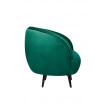  Мягкое кресло Small Benee Green V2 на черных ножках, фото 3 