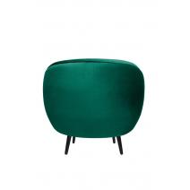  Мягкое кресло Small Benee Green V2 на черных ножках, фото 4 