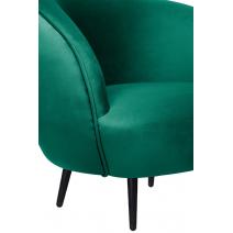  Мягкое кресло Small Benee Green V2 на черных ножках, фото 5 