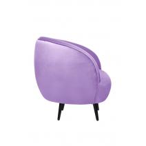  Мягкое кресло Small Benee Purple на черных ножках, фото 3 