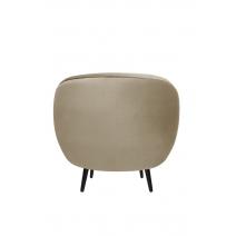  Мягкое кресло Small Benee Taupe на черных ножках, фото 4 