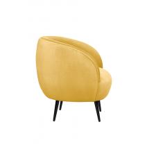  Мягкое кресло Benee Yellow на черных ножках, фото 3 