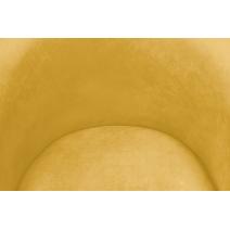  Мягкое кресло Benee Yellow на черных ножках, фото 5 