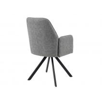  Стул DikLine 293 поворотный BL13 серый, ножки черные, фото 2 