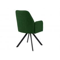  Стул DikLine 293 поворотный BL10 зеленый, ножки черные, фото 2 