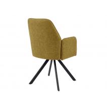  Стул DikLine 293 поворотный BL08 горчица, ножки черные, фото 2 