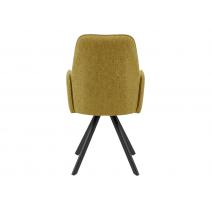  Стул DikLine 293 поворотный BL08 горчица, ножки черные, фото 4 