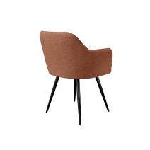  Стул DikLine 277 поворотный NS Rust терракотовый, ножки черные, фото 3 