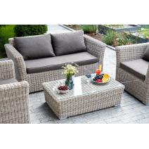  "Капучино" журнальный столик из искусственного ротанга, цвет бежевый, фото 4 