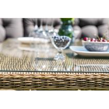  "Базелла" обеденная группа из искусственного ротанга, цвет соломенный, фото 8 
