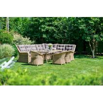  "Базелла" обеденная группа из искусственного ротанга, цвет соломенный, фото 10 