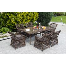  "Латте" обеденная группа плетеная, цвет коричневый, фото 1 
