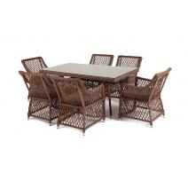  "Латте" обеденная группа плетеная, цвет коричневый, фото 5 